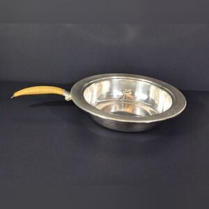 Rare Rodgers bros FLAIR Silver rattan chafing dish